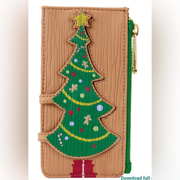NWT Loungefly Disney’s Nightmare before Christmas Christmas town cardholder - Picture 1 of 8